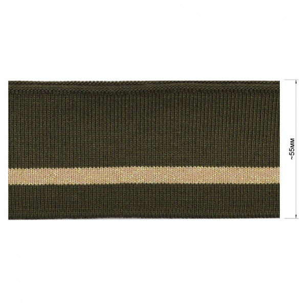 Довяз (манжета), цвет хаки+песочный+золото